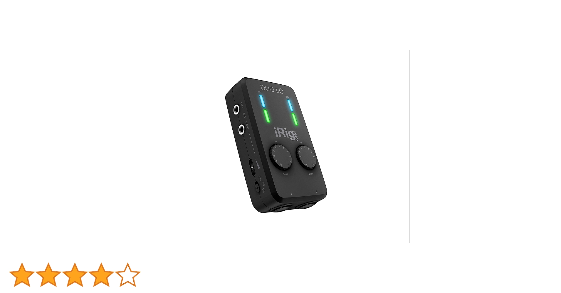 IK Multimedia iRig Pro Duo I/O USB audio interface, TRS